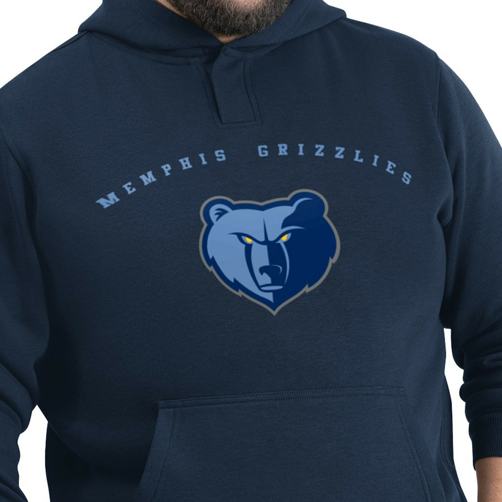 Memphis Grizzlies G-III Sports by Carl Banks Adaptive Team Arc Fleece Hoodie - Navy online