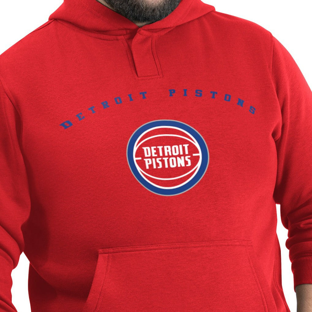 Detroit Pistons G-III Sports by Carl Banks Adaptive Team Arc Fleece Hoodie sale - Red for sale