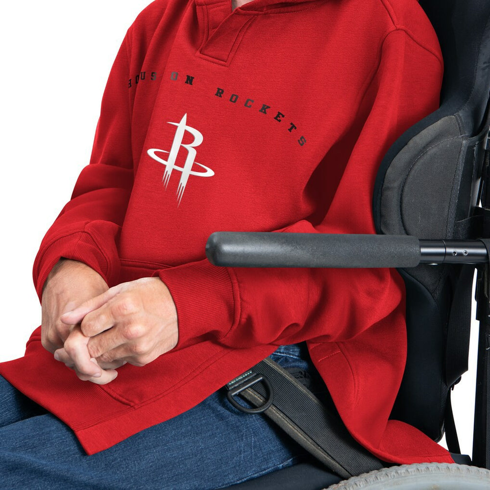 Houston Rockets G-III Sports by Carl Banks Adaptive Team Arc Fleece Hoodie sale - Red discount