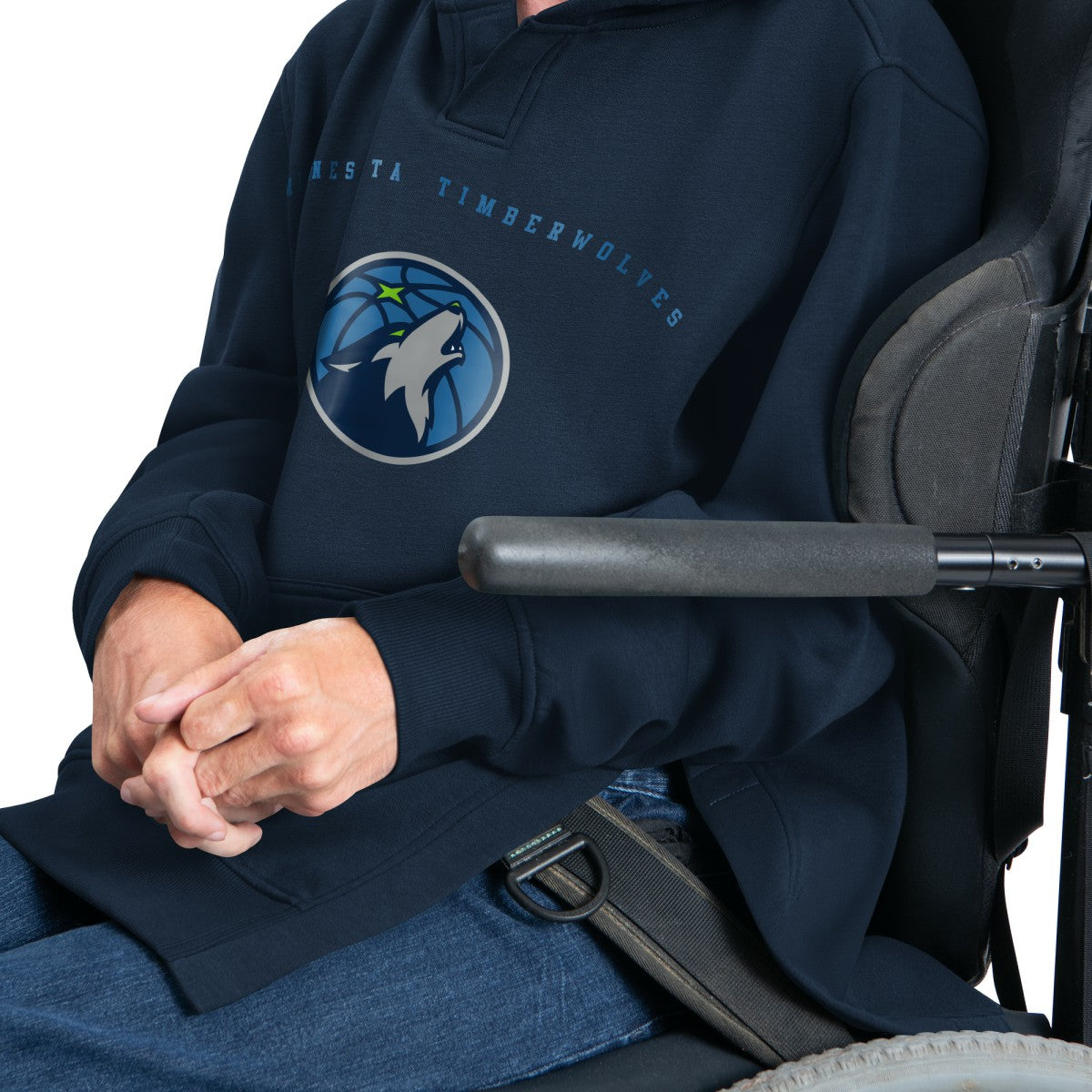 Minnesota Timberwolves G-III Sports by Carl Banks Adaptive Team Arc Fleece Hoodie - Navy online
