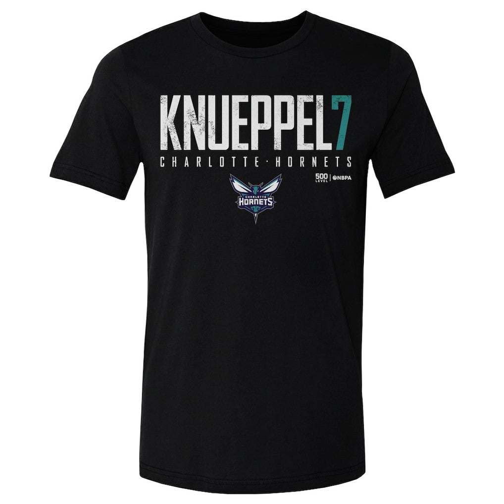 Kon Knueppel Charlotte Hornets 500 Level Elite T-Shirt - Black sale