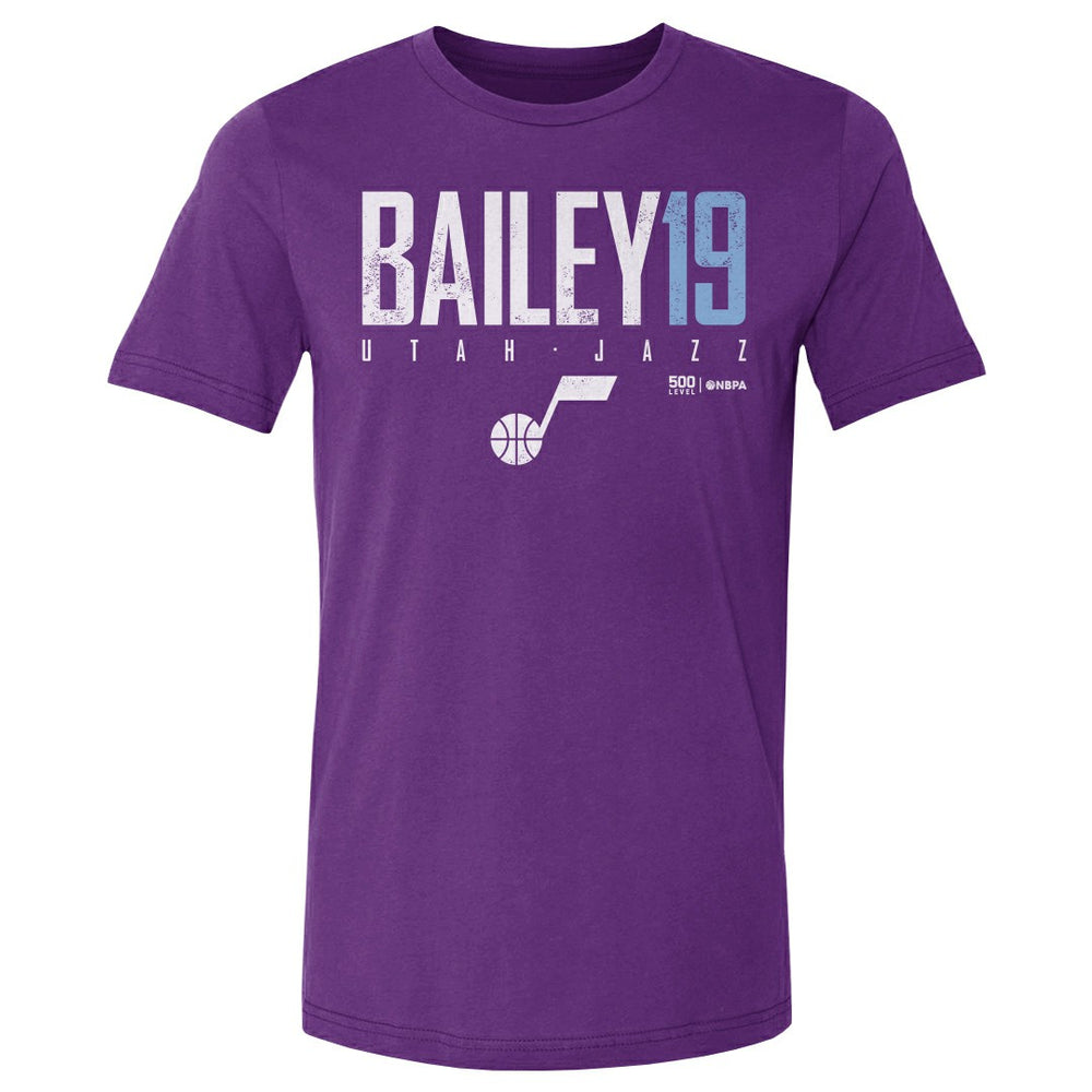 Ace Bailey Utah Jazz 500 Level Elite T-Shirt - Purple outlet