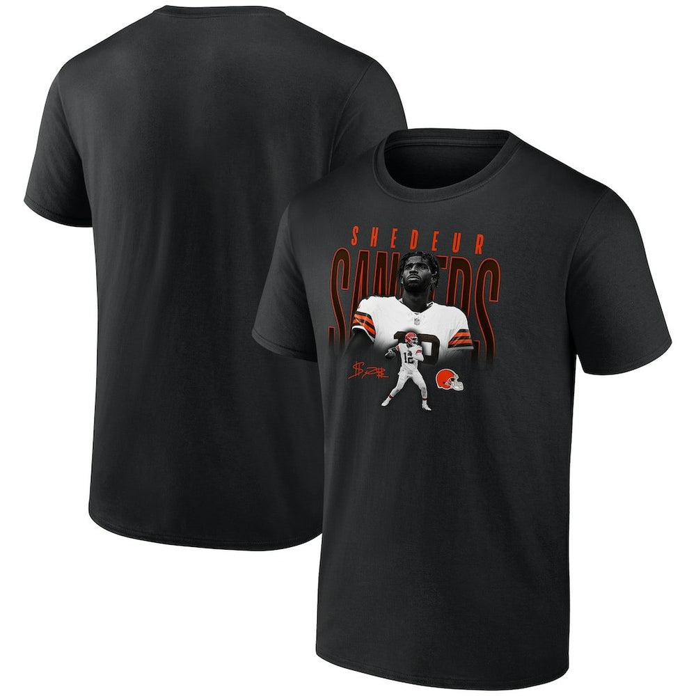 Shedeur Sanders Cleveland Browns Humble Shadow Player Graphic T-Shirt - Black online