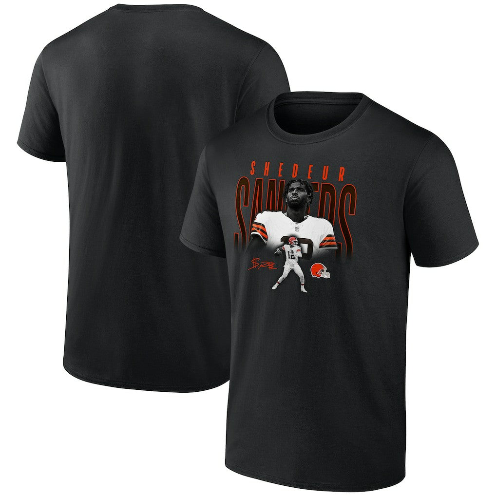 Shedeur Sanders Cleveland Browns Humble Shadow Player Graphic T-Shirt - Black online