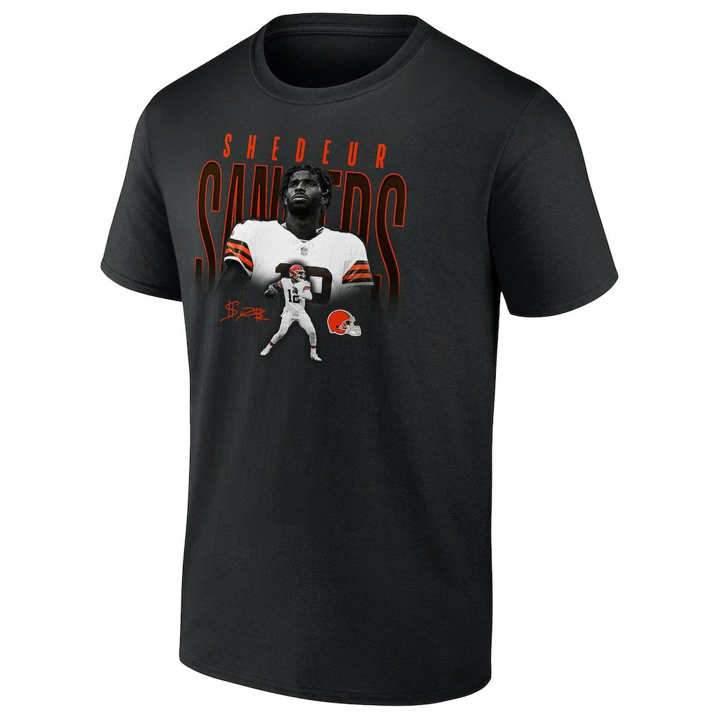Shedeur Sanders Cleveland Browns Humble Shadow Player Graphic T-Shirt - Black online