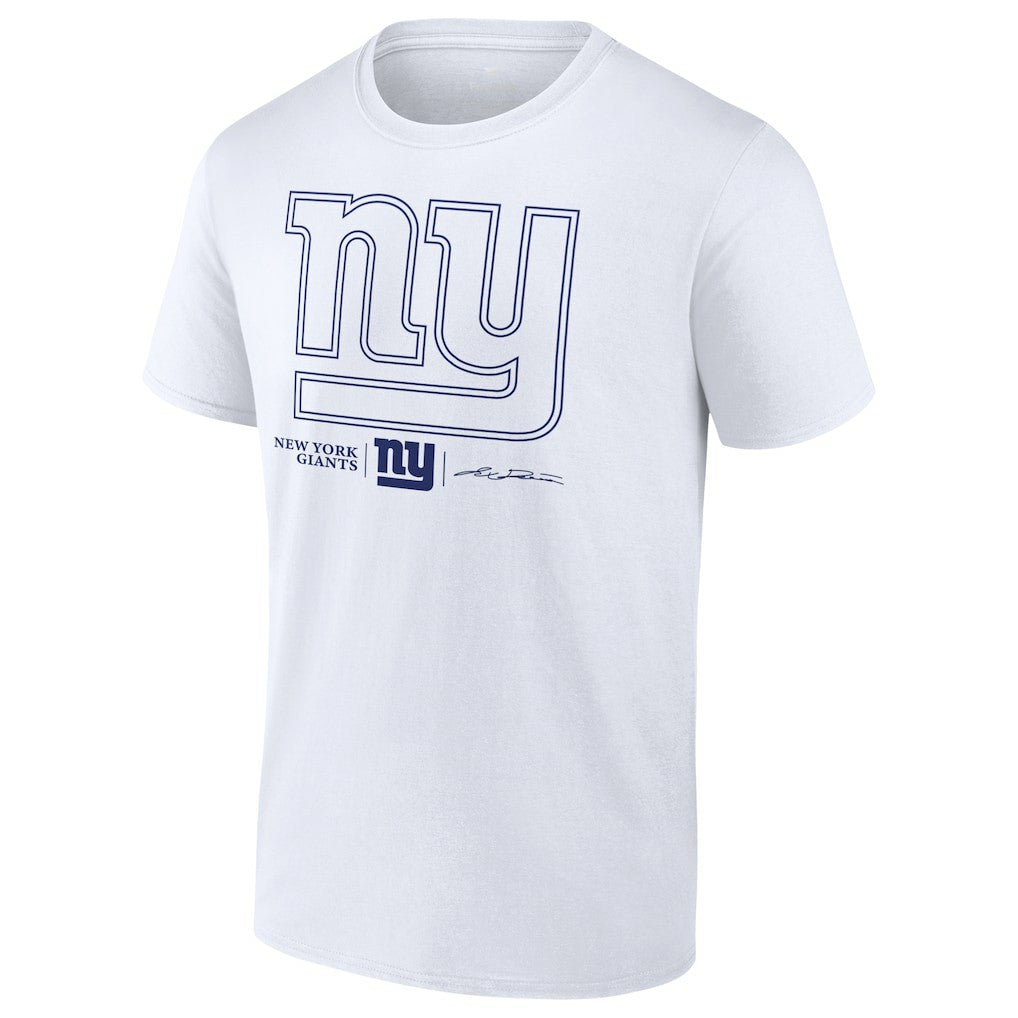 Jaxson Dart New York Giants Tonal Name & Number T-Shirt - White sale