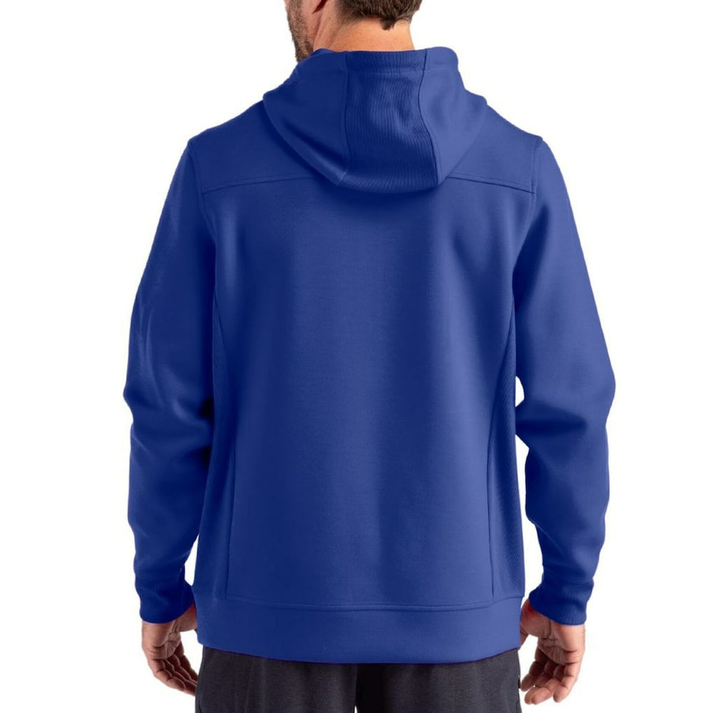 Buffalo Bills Cutter & Buck Roam Eco Half-Zip Recycled Pullover Hoodie - Royal for sale