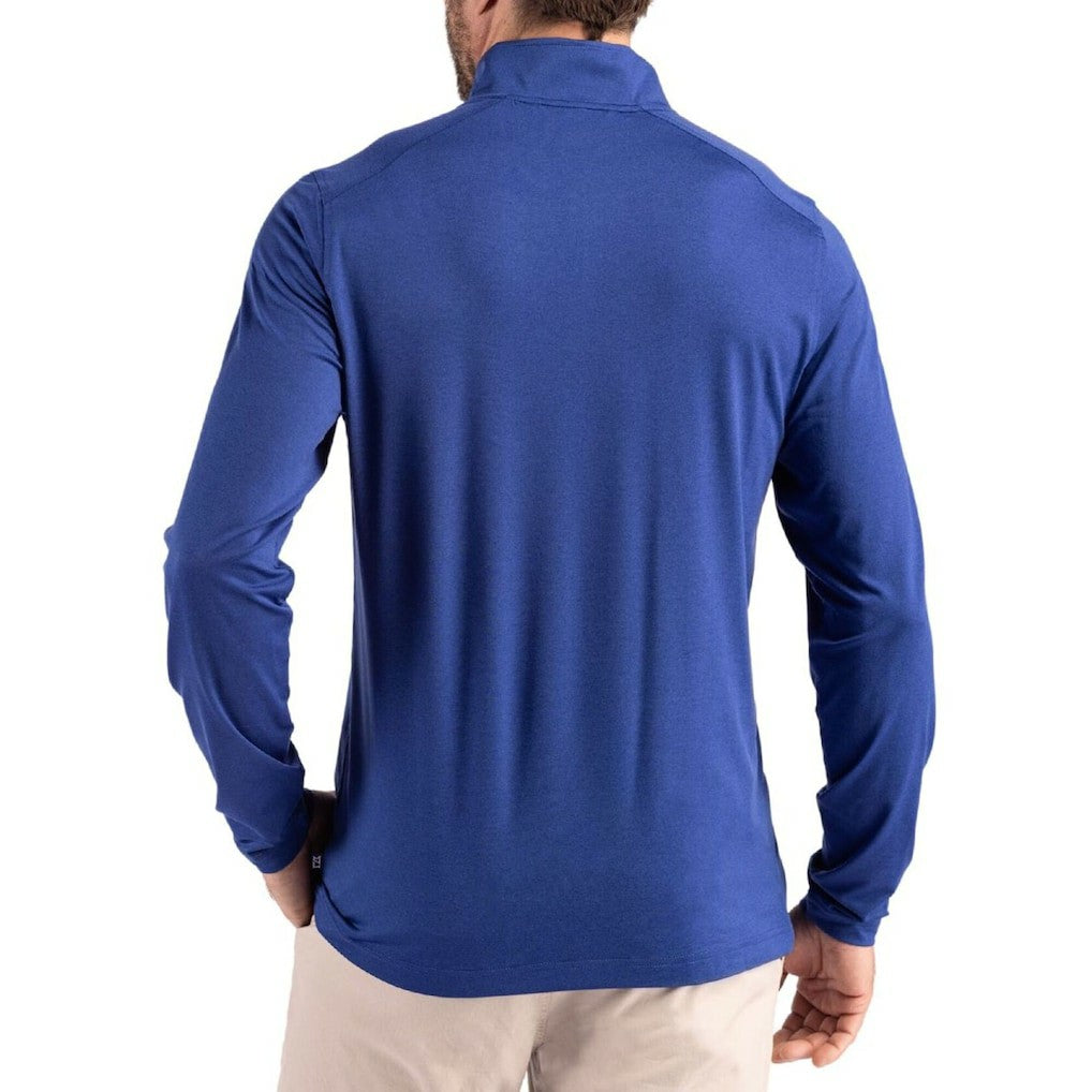 Buffalo Bills Cutter & Buck Coastline Epic Comfort Recycled Quarter-Zip Pullover - Royal cheap