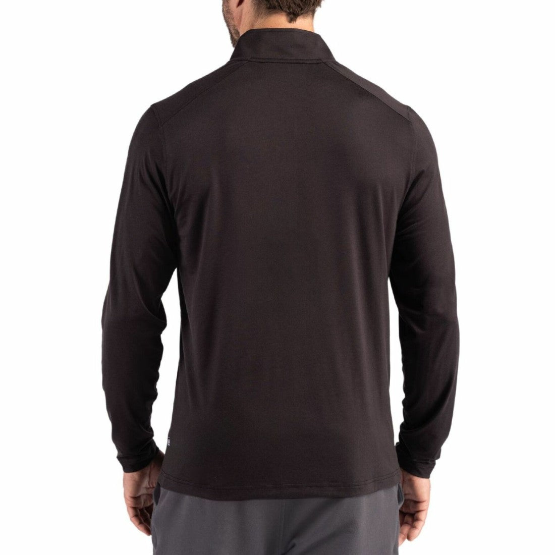 Detroit Lions Cutter & Buck Coastline Epic Comfort Recycled Quarter-Zip Pullover - Black for sale