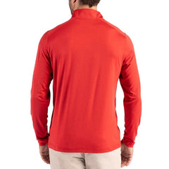 Kansas City Chiefs Cutter & Buck Coastline Epic Comfort Recycled Quarter-Zip Pullover - Red on sale