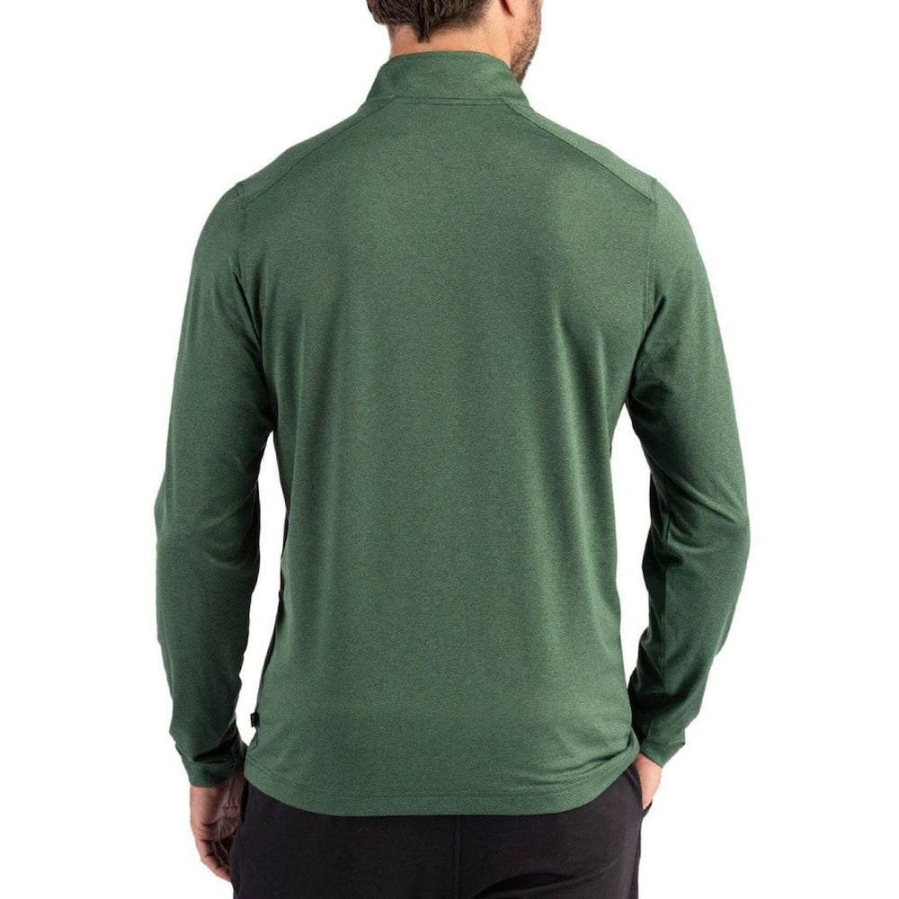 New York Jets Cutter & Buck Coastline Epic Comfort Recycled Quarter-Zip Pullover - Green outlet