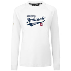 Washington Nationals Levelwear Women's Slender Glide T-Shirt - White