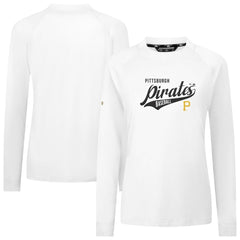 Pittsburgh Pirates Levelwear Women's Slender Glide T-Shirt - White