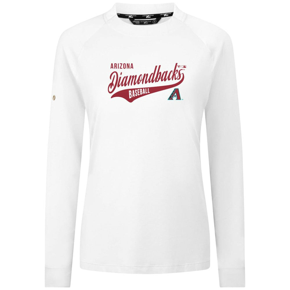 Arizona Diamondbacks Levelwear Women's Slender Glide T-Shirt - White