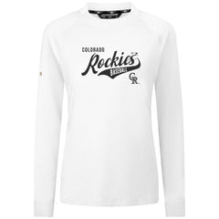Colorado Rockies Levelwear Women's Slender Glide T-Shirt - White