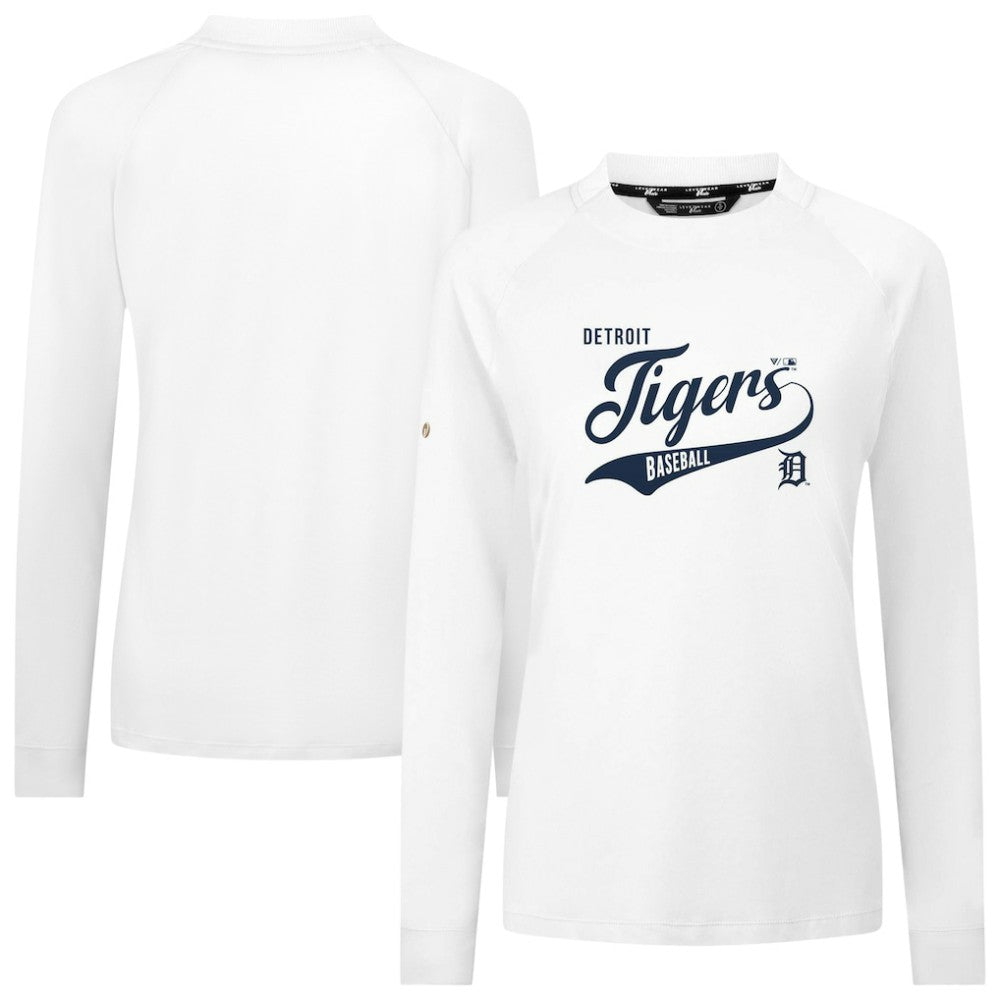 Detroit Tigers Levelwear Women's Slender Glide T-Shirt - White