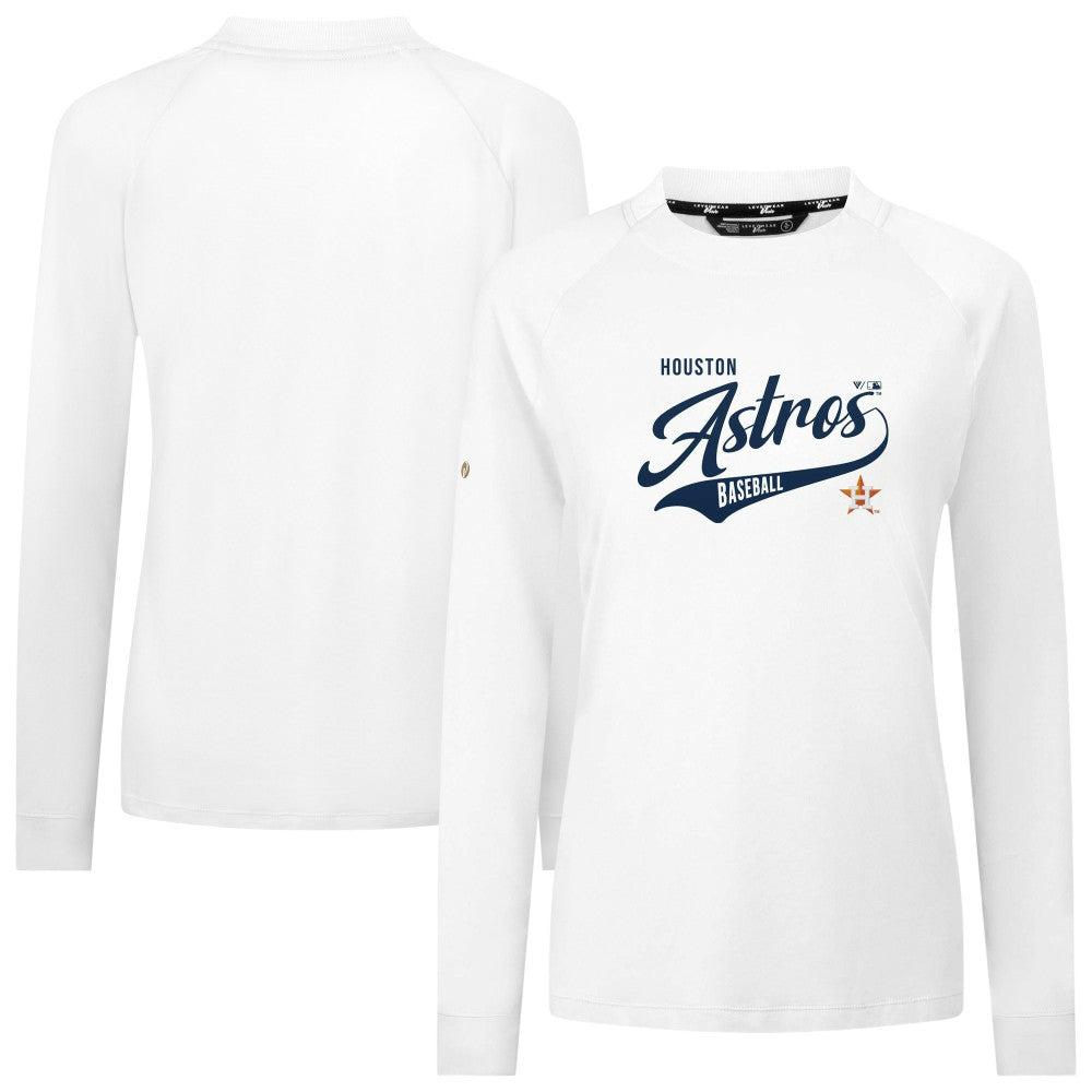 Houston Astros Levelwear Women's Slender Glide T-Shirt - White
