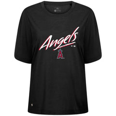 Los Angeles Angels Levelwear Women's Bloom Sizzle T-Shirt - Black