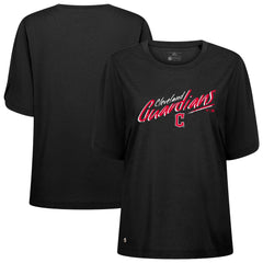 Cleveland Guardians Levelwear Women's Bloom Sizzle T-Shirt - Black