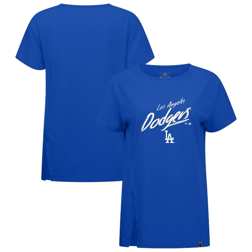 Los Angeles Dodgers Levelwear Women's Influx Sizzle T-Shirt - Royal