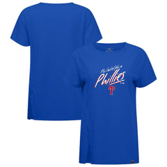 Philadelphia Phillies Levelwear Women's Influx Sizzle T-Shirt - Royal