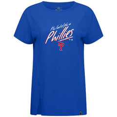 Philadelphia Phillies Levelwear Women's Influx Sizzle T-Shirt - Royal