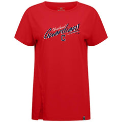 Cleveland Guardians Levelwear Women's Influx Sizzle T-Shirt - Red
