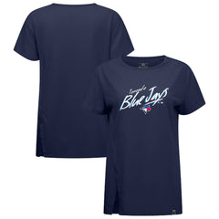 Toronto Blue Jays Levelwear Women's Influx Sizzle T-Shirt - Navy