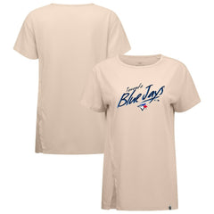 Toronto Blue Jays Levelwear Women's Influx Sizzle T-Shirt - Khaki