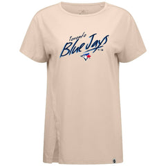 Toronto Blue Jays Levelwear Women's Influx Sizzle T-Shirt - Khaki