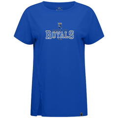 Kansas City Royals Levelwear Women's Influx Journey T-Shirt - Royal
