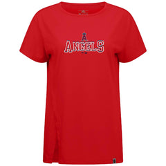 Los Angeles Angels Levelwear Women's Influx Journey T-Shirt - Red
