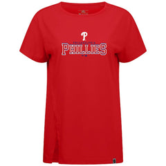 Philadelphia Phillies Levelwear Women's Influx Journey T-Shirt - Red
