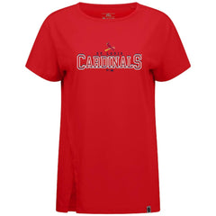 St. Louis Cardinals Levelwear Women's Influx Journey T-Shirt - Red