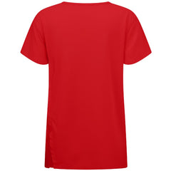 Cincinnati Reds Levelwear Women's Influx Banner Arch T-Shirt - Red