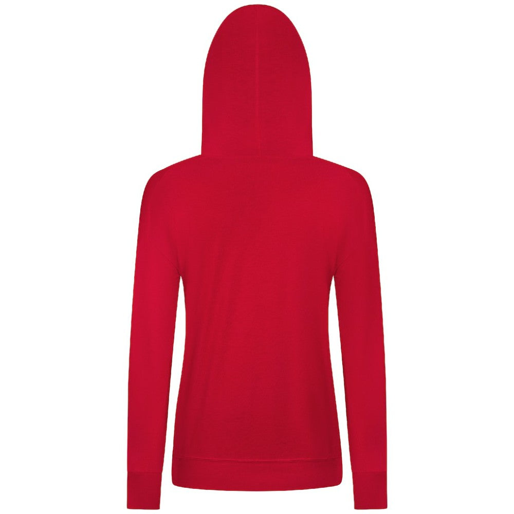 Washington Nationals Levelwear Women's Relay Banner Arch Long Sleeve T-Shirt Hoodie - Red