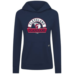 Cleveland Guardians Levelwear Women's Relay Banner Arch Long Sleeve T-Shirt Hoodie - Navy