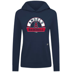 Los Angeles Angels Levelwear Women's Relay Banner Arch Long Sleeve T-Shirt Hoodie - Navy