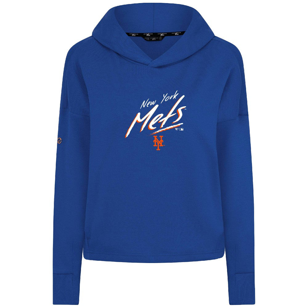 New York Mets Levelwear Women's Sweet Sizzle Tri-Blend Hoodie - Royal