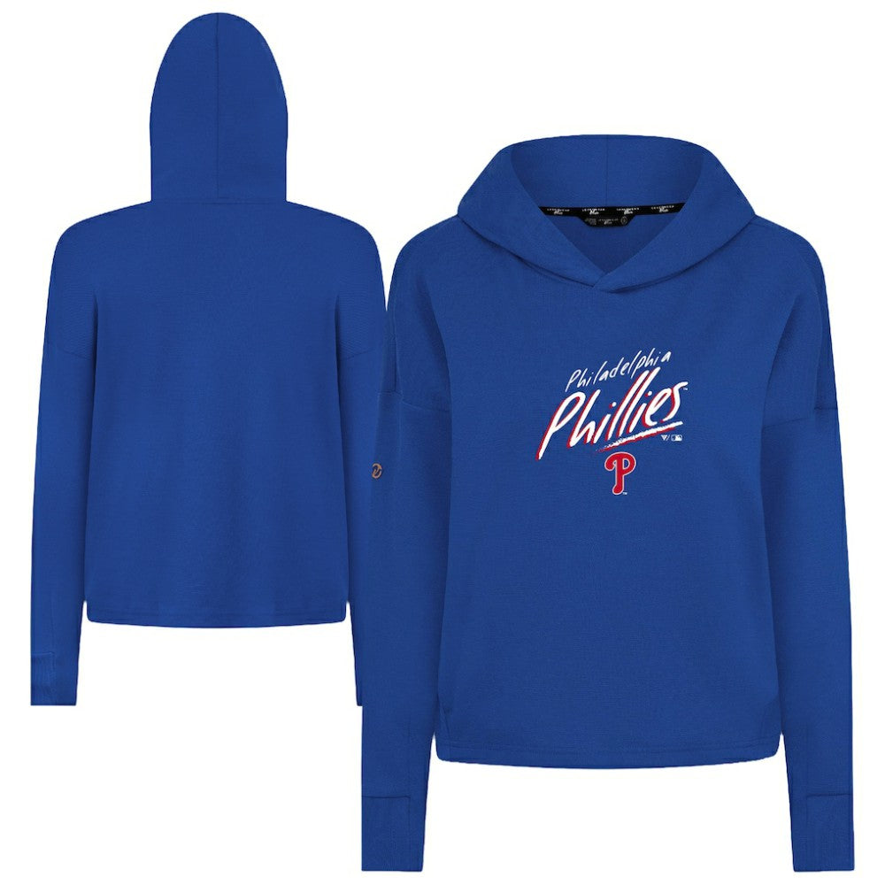 Philadelphia Phillies Levelwear Women's Sweet Sizzle Tri-Blend Hoodie - Royal