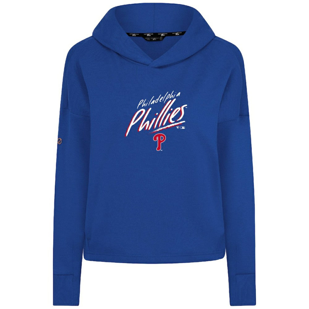 Philadelphia Phillies Levelwear Women's Sweet Sizzle Tri-Blend Hoodie - Royal