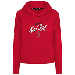 Boston Red Sox Levelwear Women's Sweet Sizzle Tri-Blend Hoodie - Red