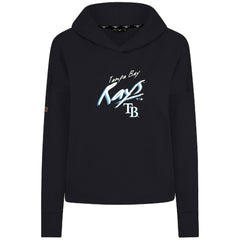 Tampa Bay Rays Levelwear Women's Sweet Sizzle Tri-Blend Hoodie - Black