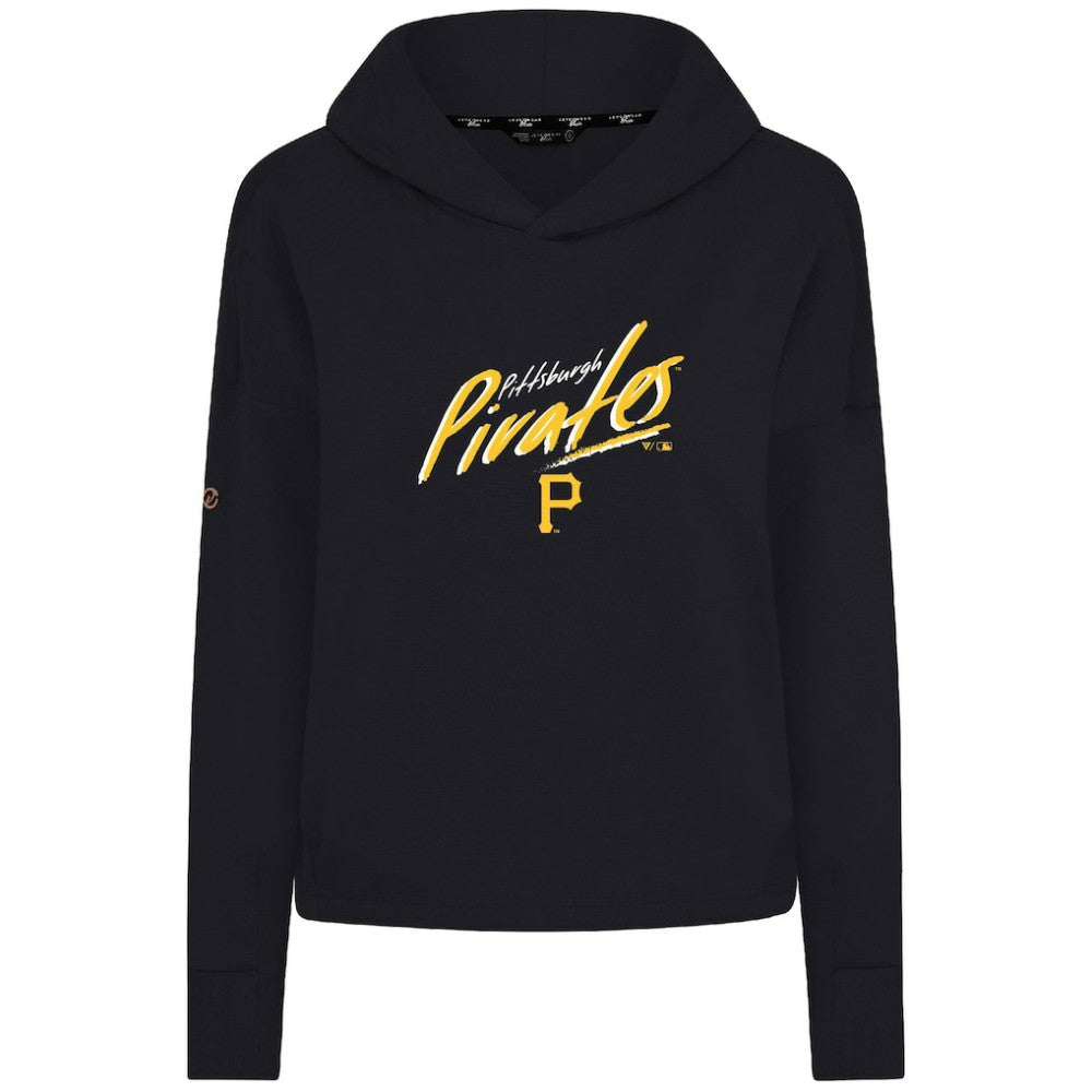 Pittsburgh Pirates Levelwear Women's Sweet Sizzle Tri-Blend Hoodie - Black