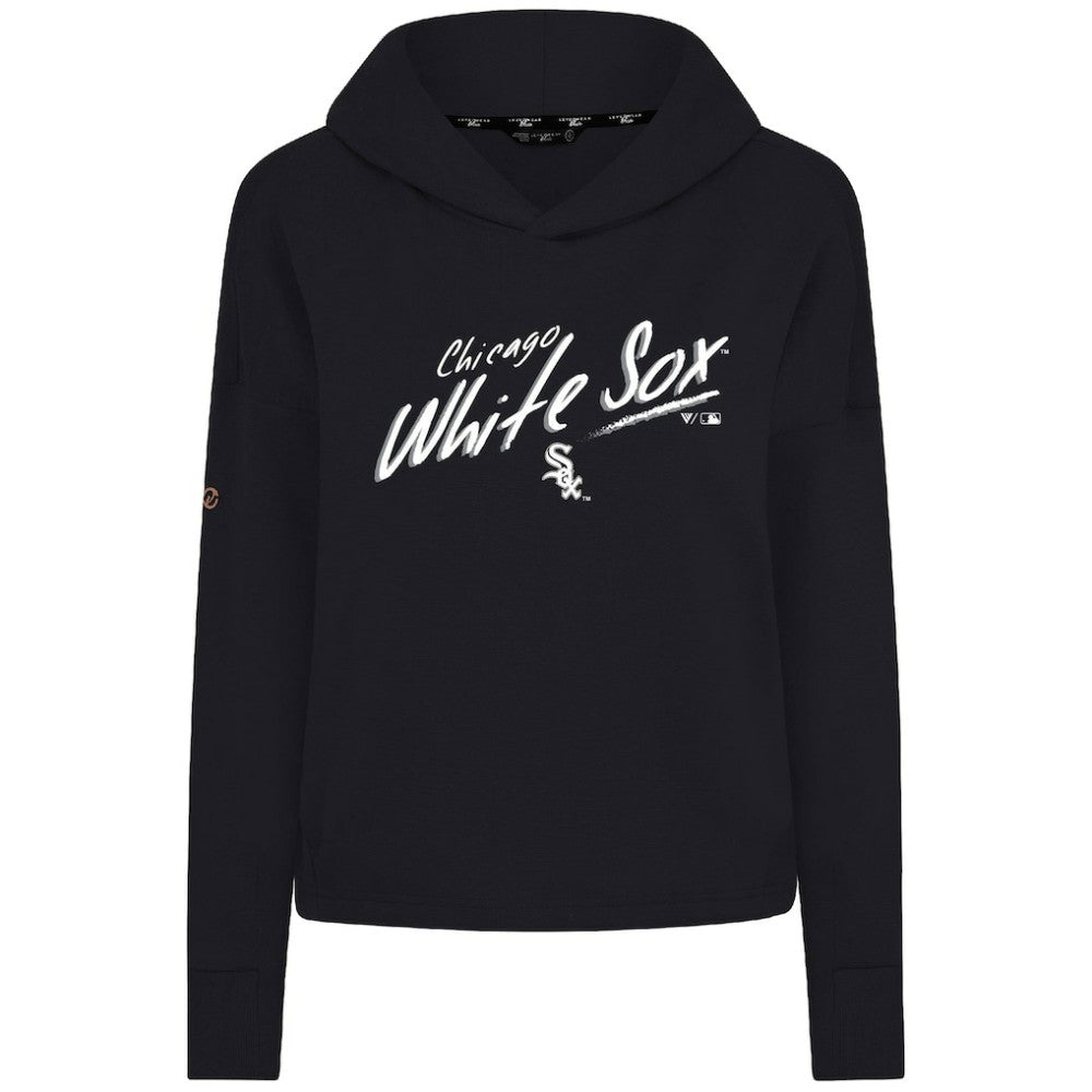 Chicago White Sox Levelwear Women's Sweet Sizzle Tri-Blend Hoodie - Black