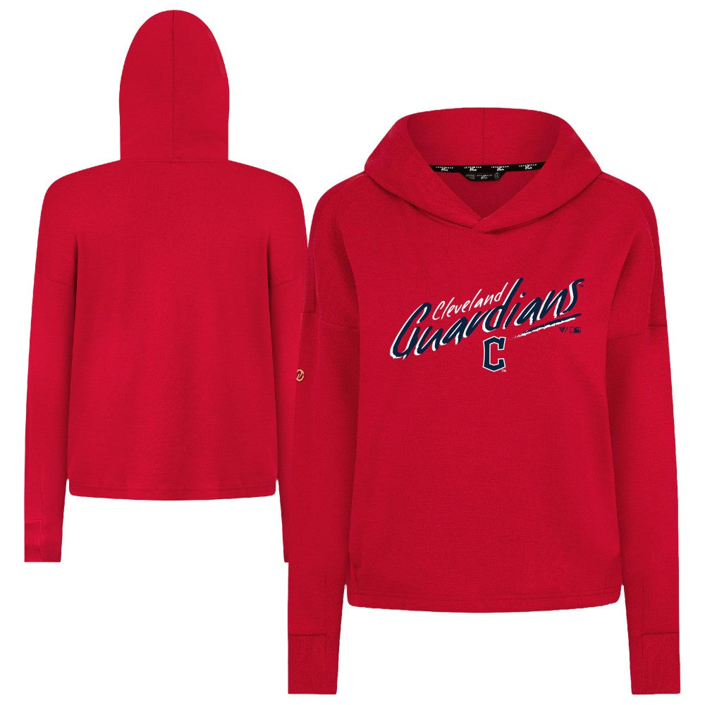 Cleveland Guardians Levelwear Women's Sweet Sizzle Tri-Blend Hoodie - Red