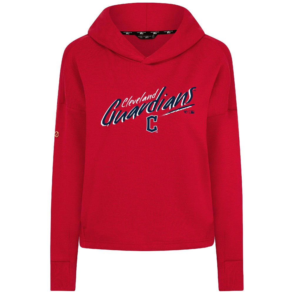 Cleveland Guardians Levelwear Women's Sweet Sizzle Tri-Blend Hoodie - Red