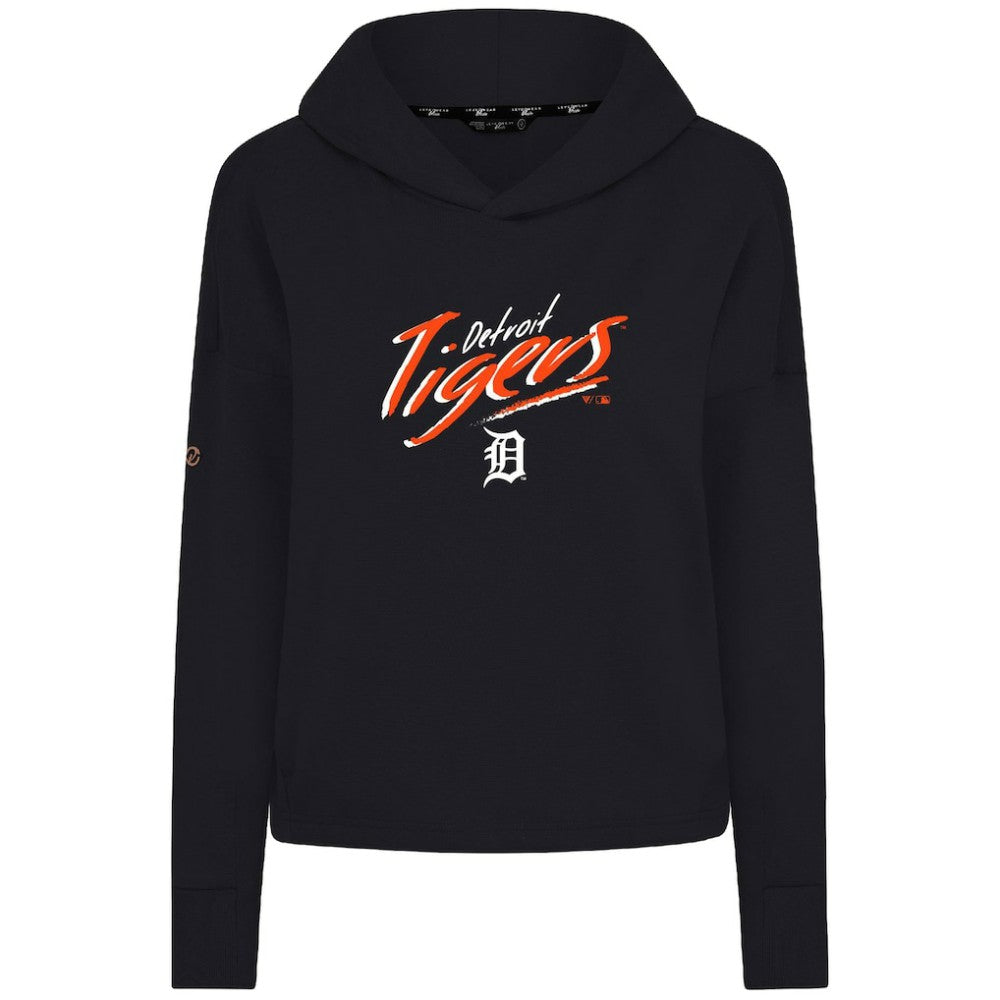 Detroit Tigers Levelwear Women's Sweet Sizzle Tri-Blend Hoodie - Black