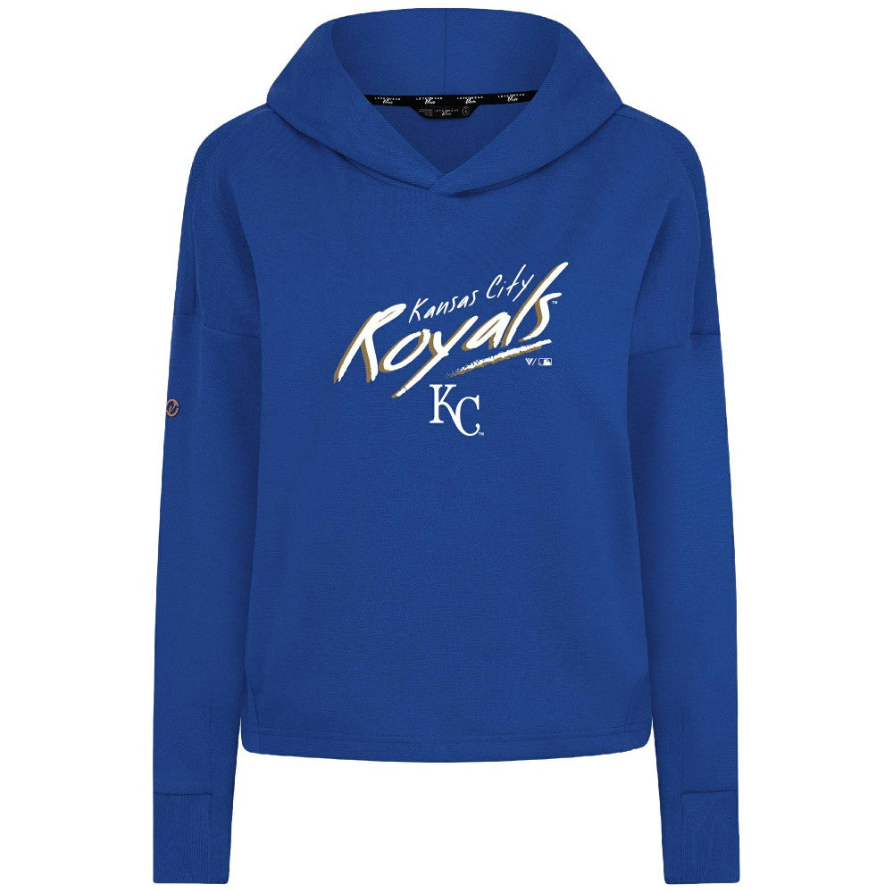 Kansas City Royals Levelwear Women's Sweet Sizzle Tri-Blend Hoodie - Royal