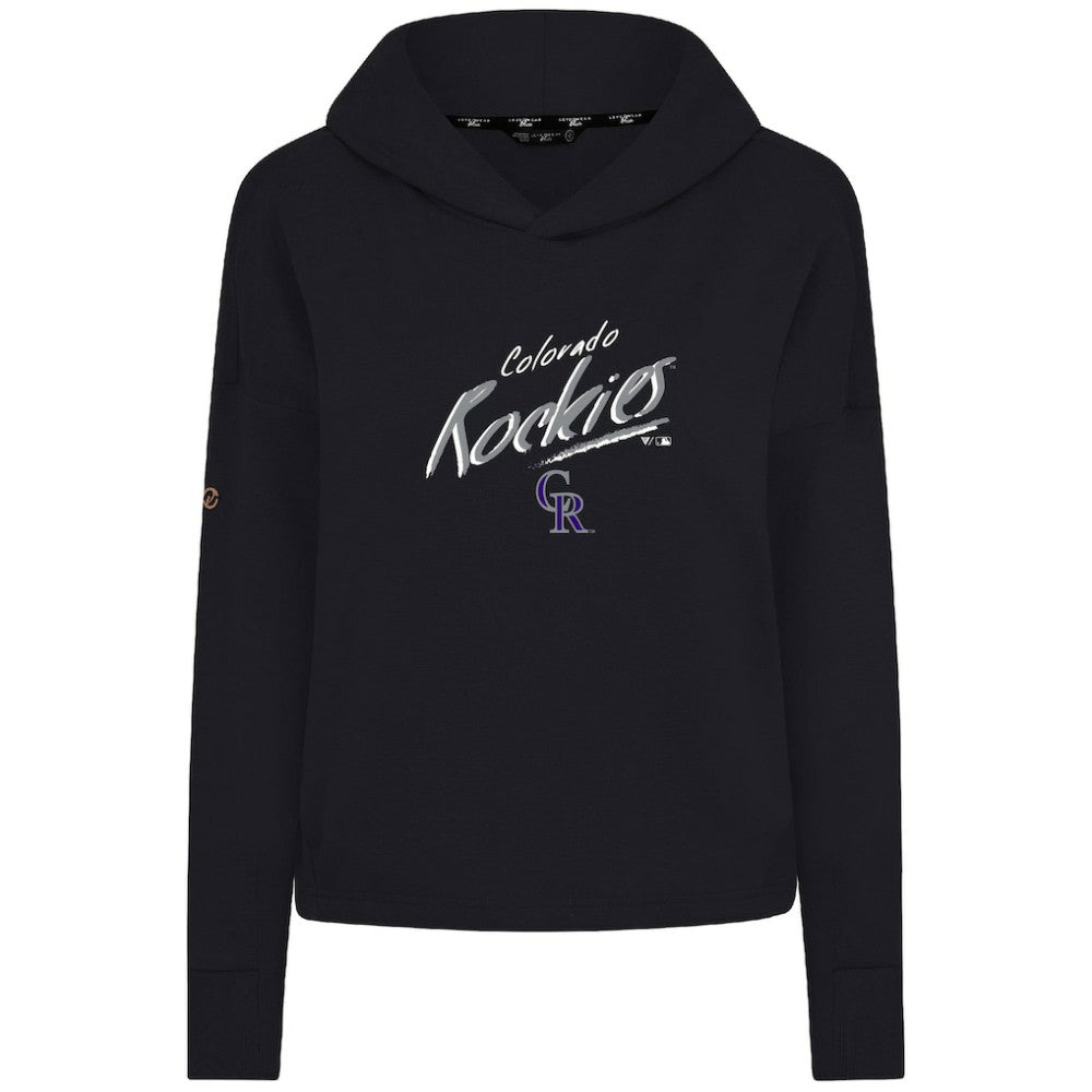 Colorado Rockies Levelwear Women's Sweet Sizzle Tri-Blend Hoodie - Black